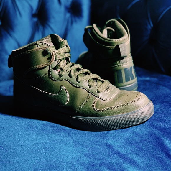 army green nikes
